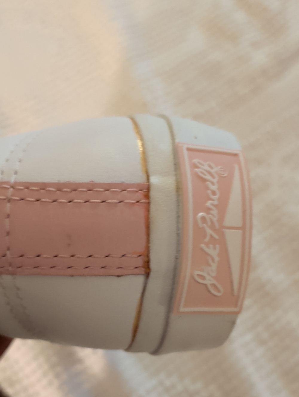 Converse Jack Purcell Low Top Sneakers - White Pink - Picture 12 of 16